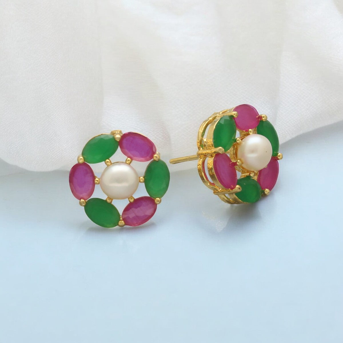 J Pearls Gia Pearl Earrings Pack 2