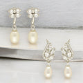 J Pearls Hansa Pearl Earrings Pack 2