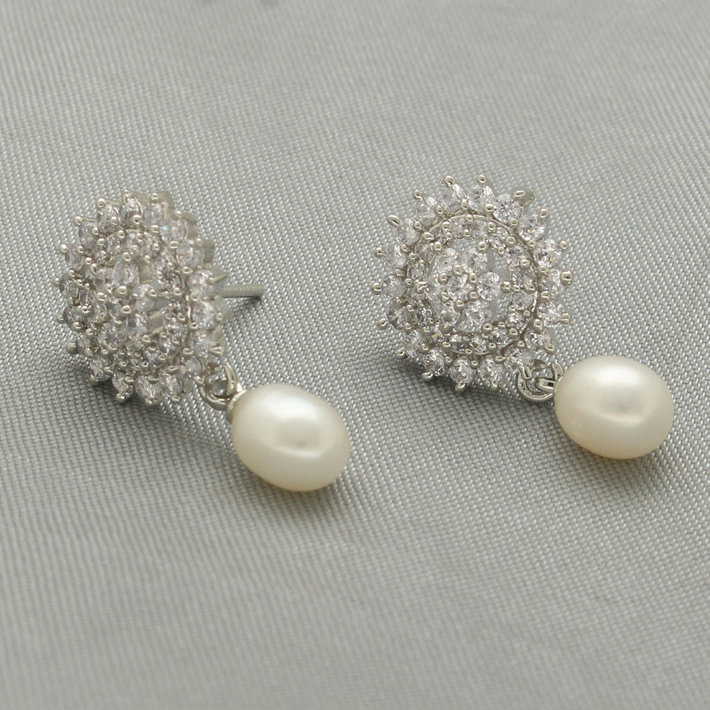 J Pearls Mirella Pearl Earrings