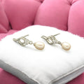 J Pearls Whril Pearl Earrings