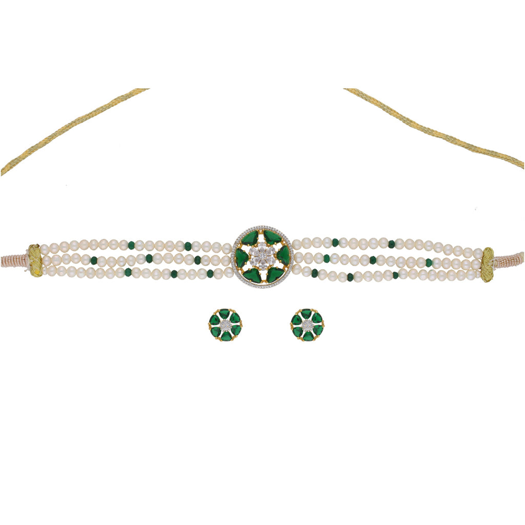 J Pearls Haarshini Pearl Choker - Real Pearl Jewelry