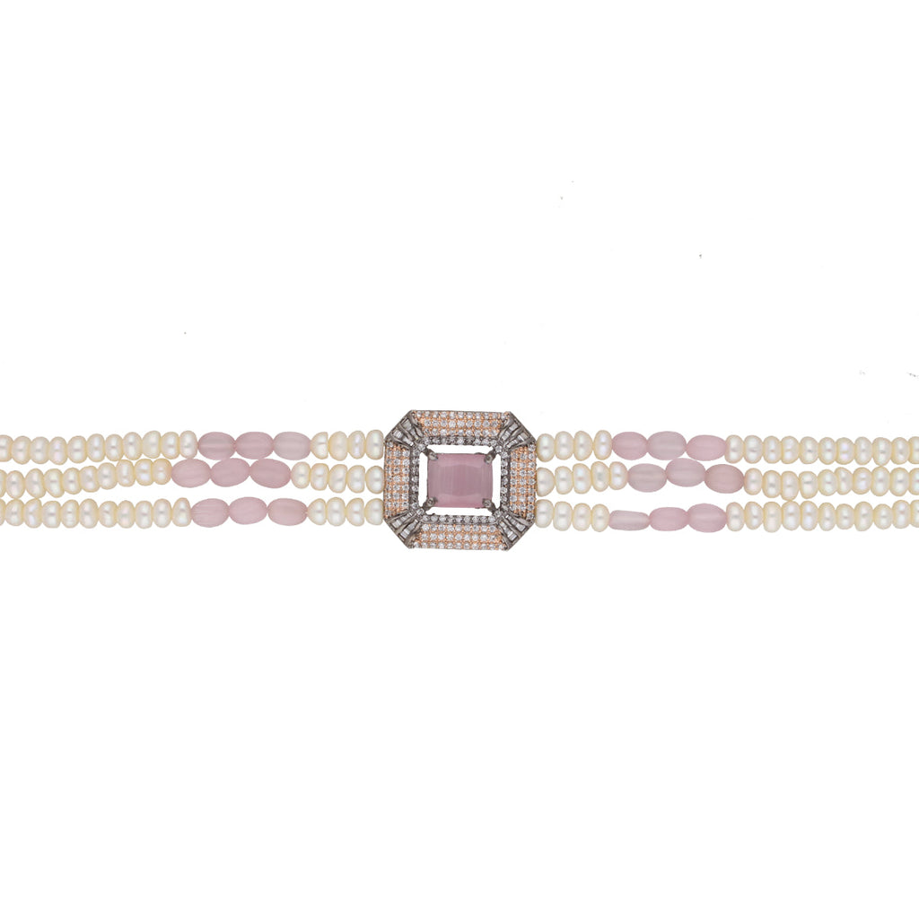 J Pearls Jaagruthi Pearl Choker - Real Pearl Jewelry
