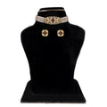 J Pearls Kyra 3 Lines Round Choker Set - Real Pearl Jewelry