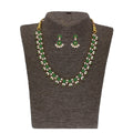 J Pearls Lopa 1 Line Oval Necklace Set - Real Pearl Jewelry