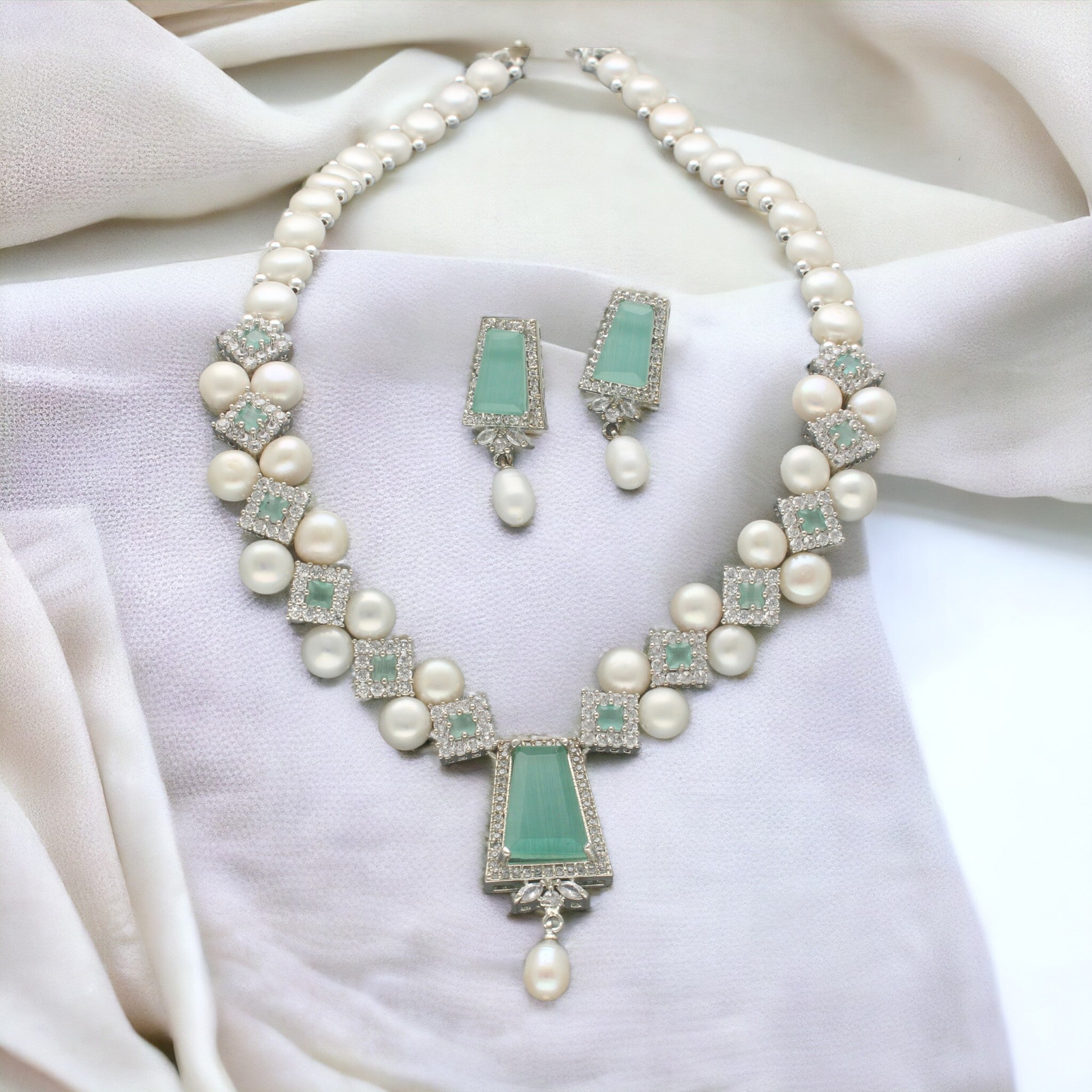 J Pearls Symphony Pearl Necklace Set