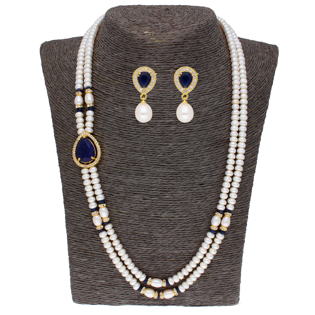 J Pearls Celebrated 2 String Necklace Set - Real Pearl Jewelry