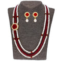 J Pearls Notable 3 String Necklace Set - Real Pearl Jewelry