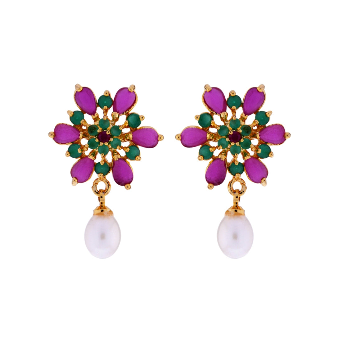 J Pearls Color Drop Earrings - Real Pearl Jewelry