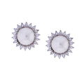 J Pearls Navya Earrings Studs - Real Pearl Jewelry