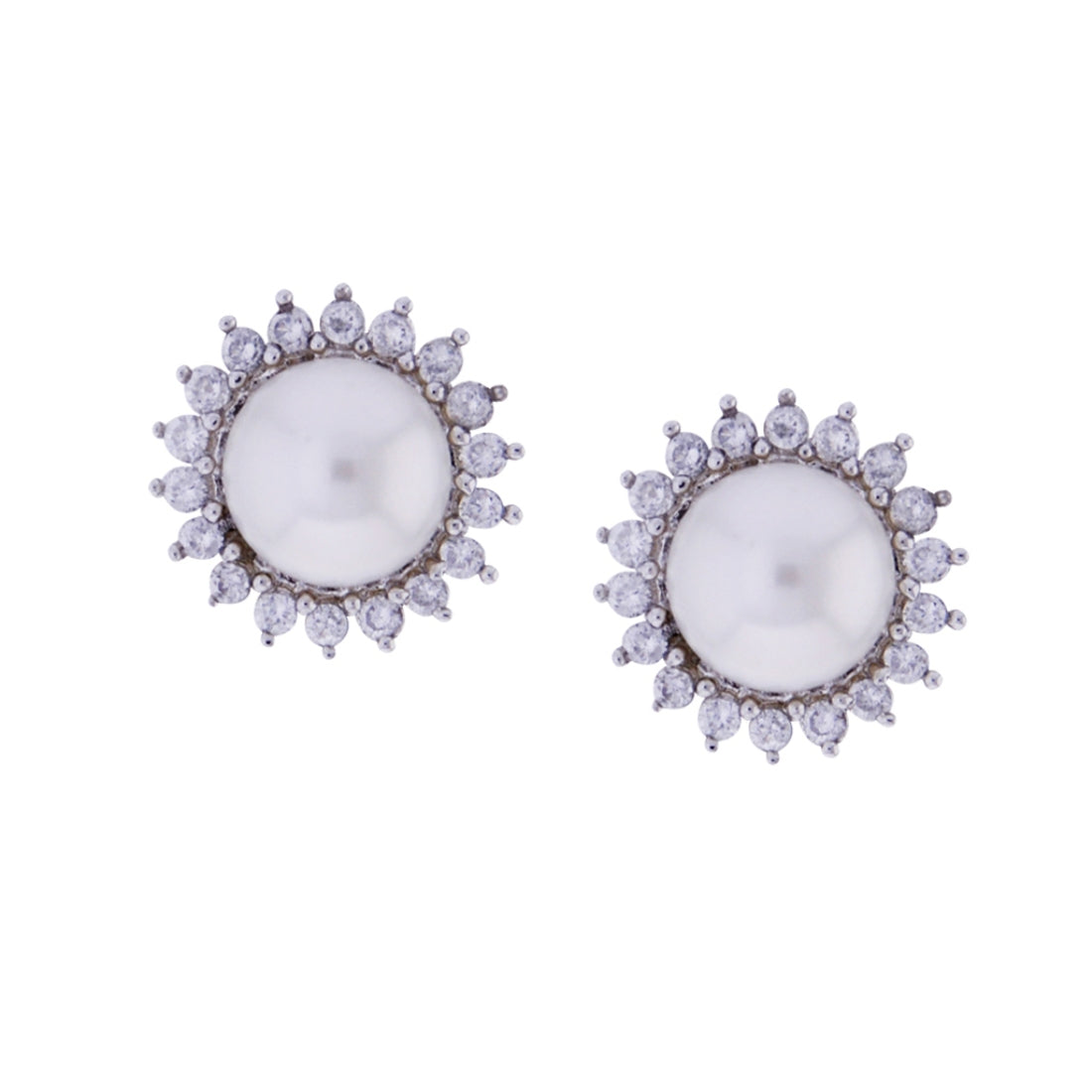J Pearls Navya Earrings Studs - Real Pearl Jewelry
