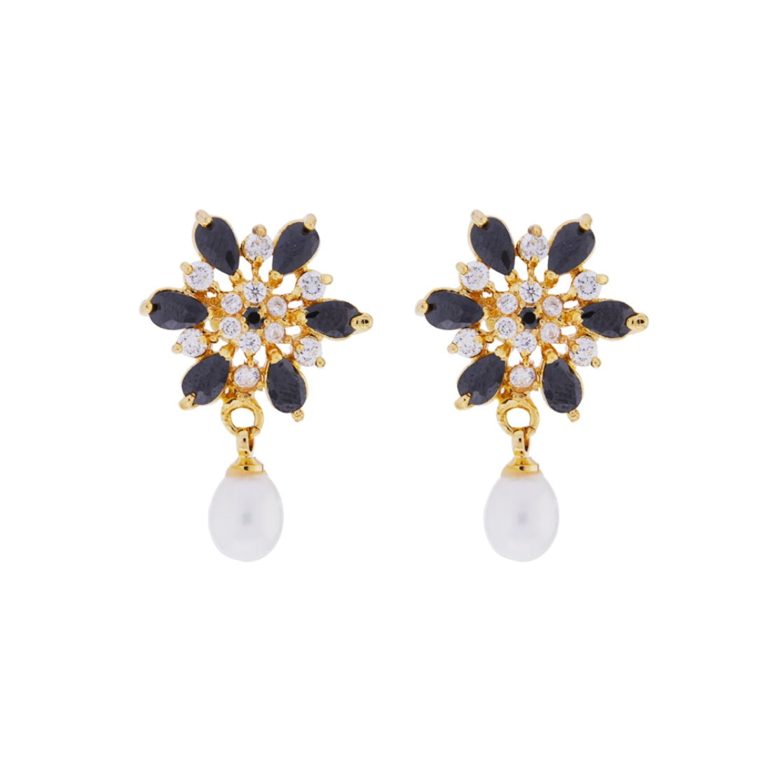 J Pearls Heema Drop Earrings - Real Pearl Jewelry