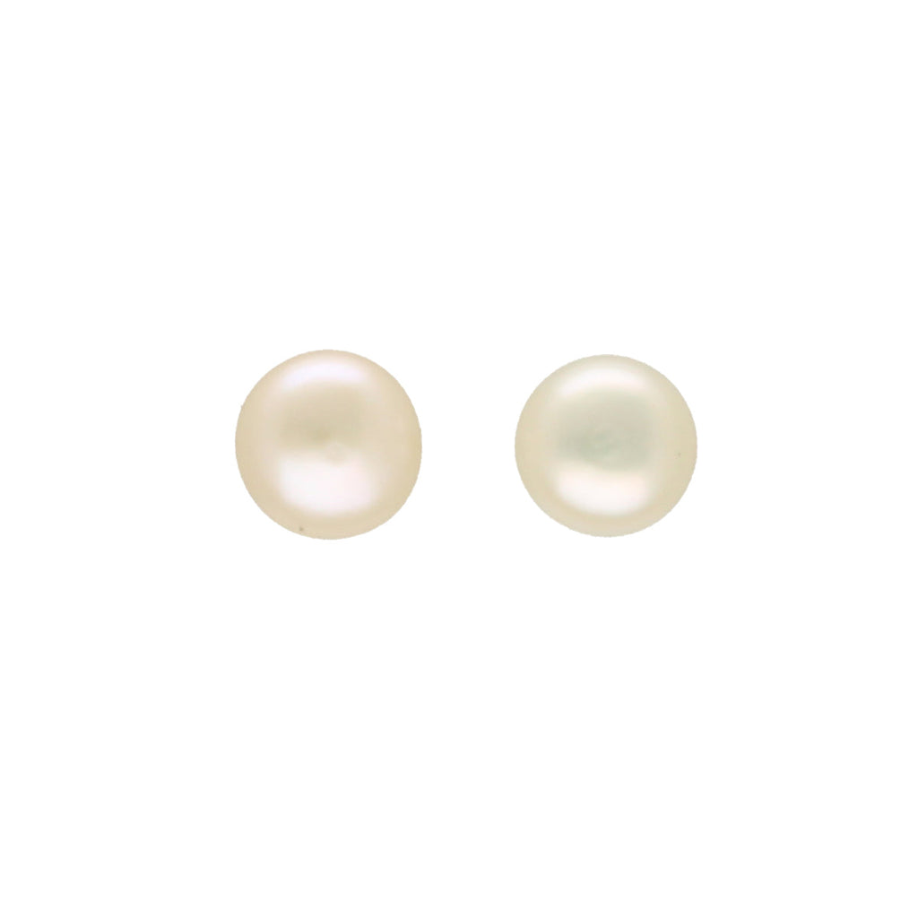 J Pearls Chic 925 Silver Stud Earrings