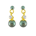 J Pearls Grey Pearl Earrings - Real Pearl Jewelry