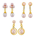 J Pearls Pink Pearl Combo - Real Pearl Jewelry