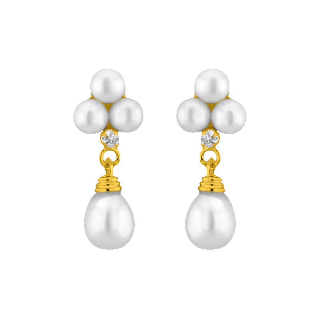 J Pearls White Hangings - Real Pearl Jewelry