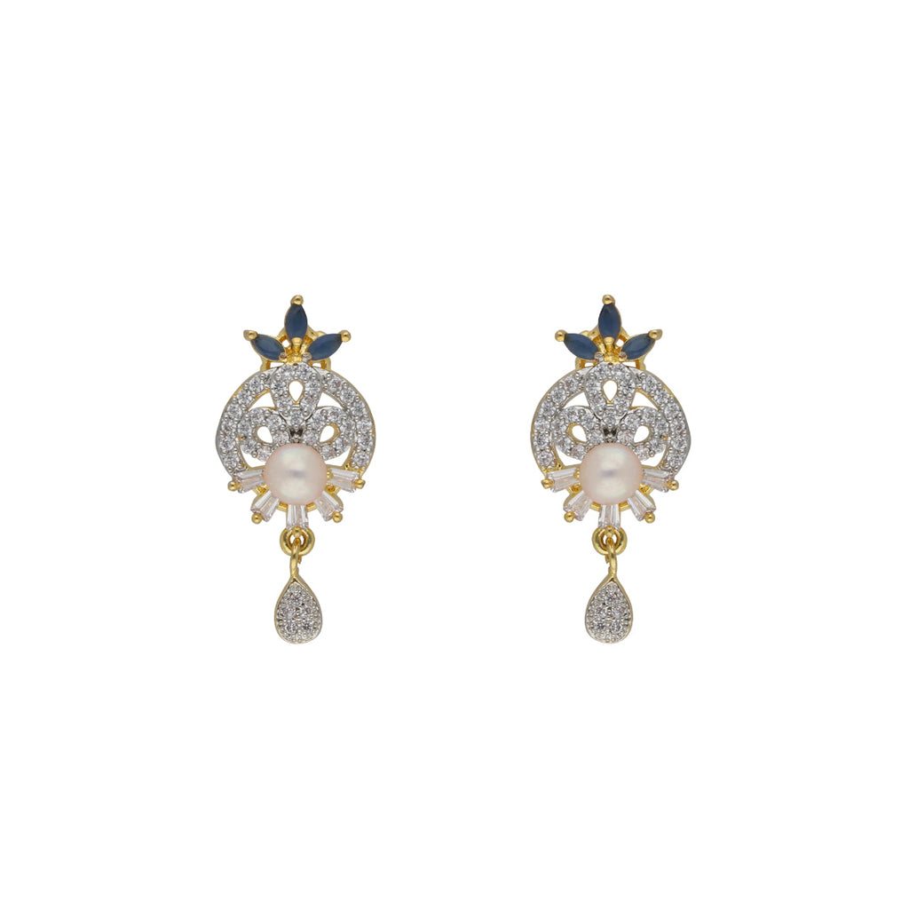 J Pearls Dakshita 1 Line Pearl Sets - Real Pearl Jewelry