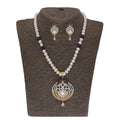 J Pearls Dakshita 1 Line Pearl Sets - Real Pearl Jewelry