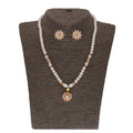 J Pearls Dhavni 1 Line Pearl Sets - Real Pearl Jewelry