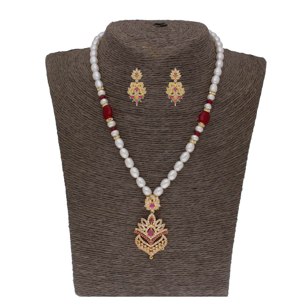 J Pearls Fritha 1 Line Pearl Sets - Real Pearl Jewelry