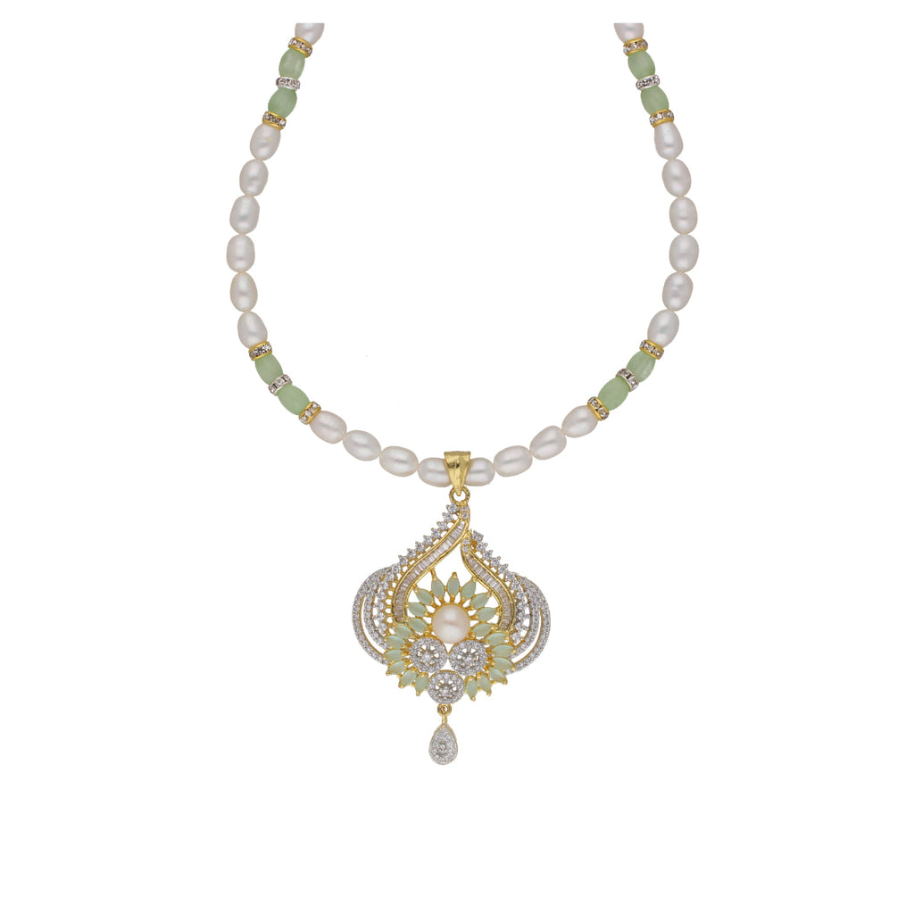 J Pearls Dhavni 1 Line Pearl Sets - Real Pearl Jewelry