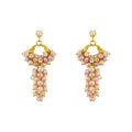 J Pearls Stunning Pink Balis - Real Pearl Jewelry
