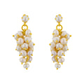 J Pearls Grape Gucha Hangings - Real Pearl Jewelry