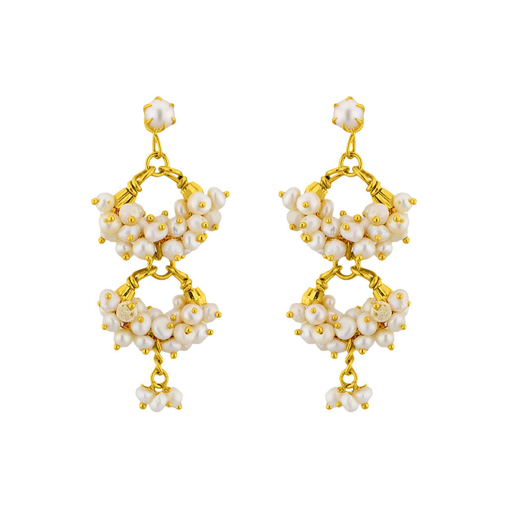 J Pearls Double Hanging - Real Pearl Jewelry