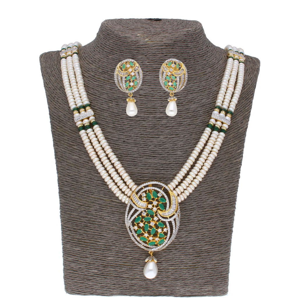 J Pearls Chantrea Pearl Set - Real Pearl Jewelry