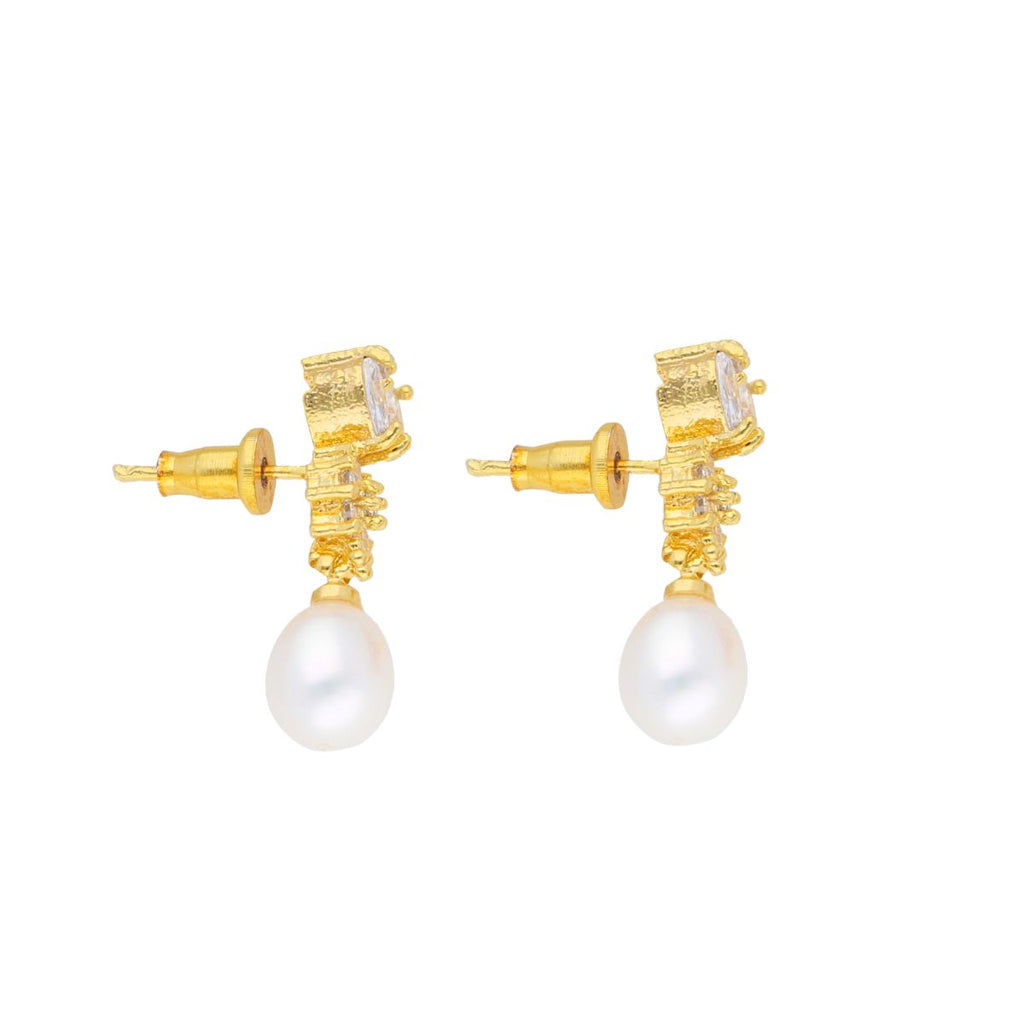 J Pearls Kiara Pearl Earrings - Real Pearl Jewelry