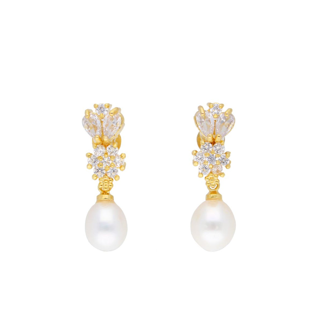 J Pearls Kiara Pearl Earrings - Real Pearl Jewelry