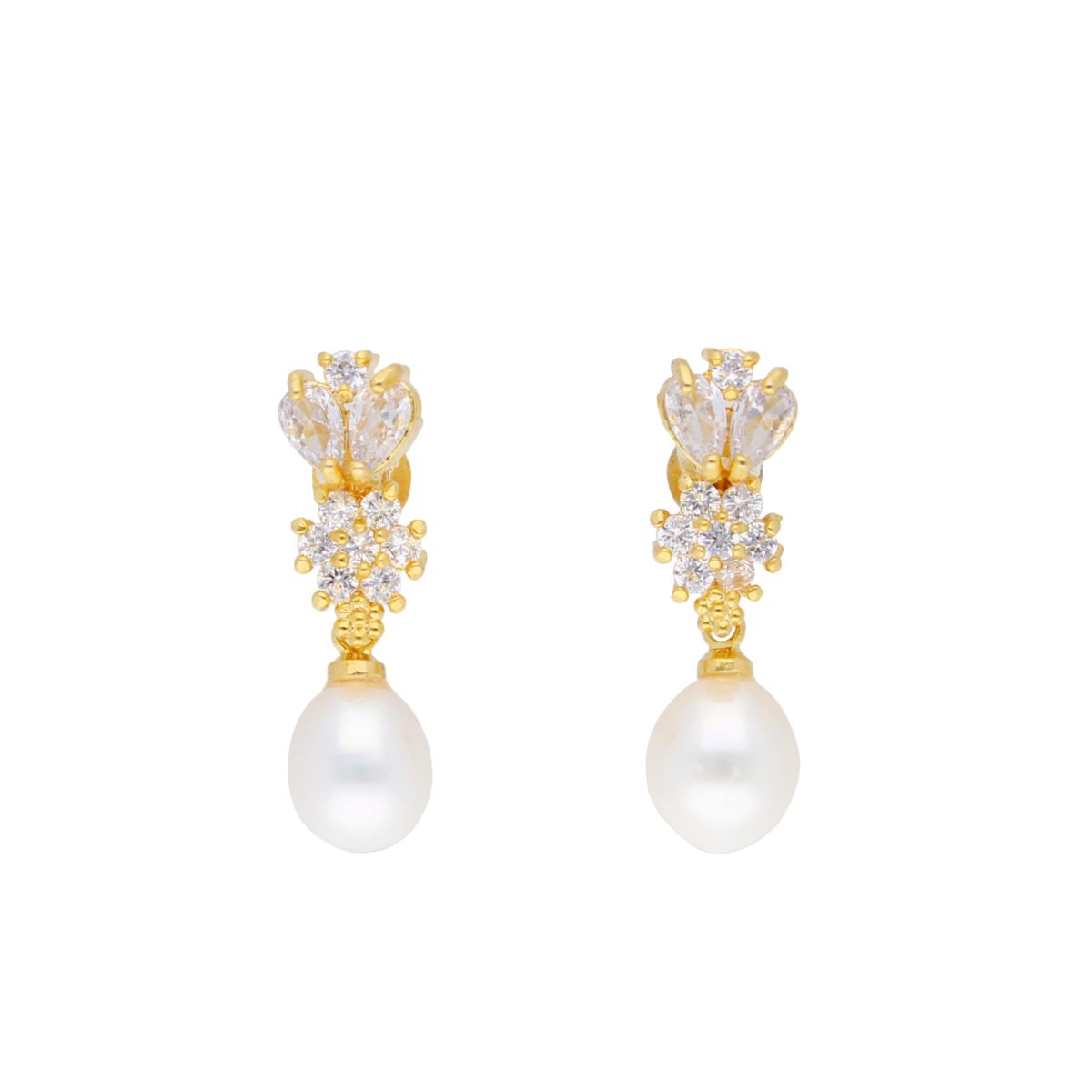 J Pearls Kiara Pearl Earrings - Real Pearl Jewelry
