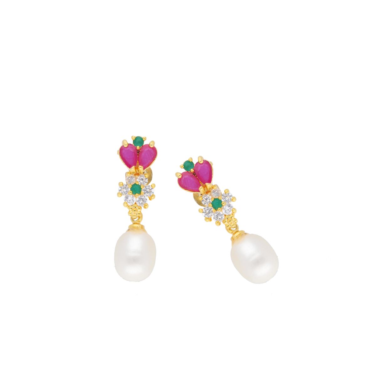 J Pearls Eva Pearl Earrings - Real Pearl Jewelry
