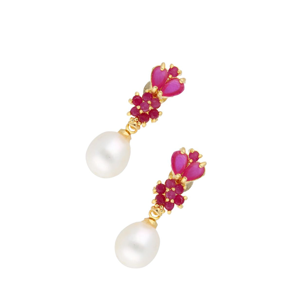J Pearls Gianna Pearl Earrings - Real Pearl Jewelry