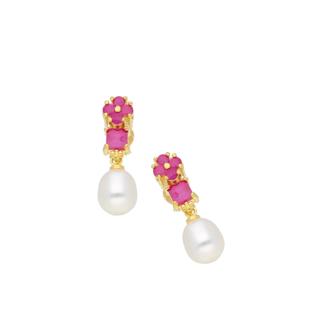 J Pearls Jaanvi Pearl Earrings - Real Pearl Jewelry