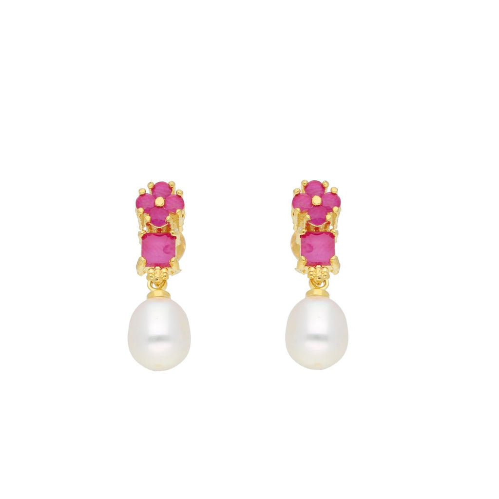 J Pearls Jaanvi Pearl Earrings - Real Pearl Jewelry