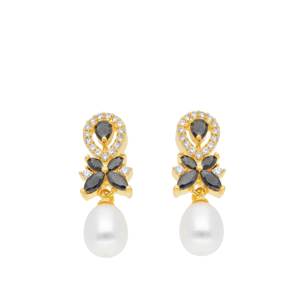 J Pearls Abarna Pearl Earrings - Real Pearl Jewelry
