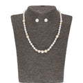 J Pearls Yashvi 1 Line Pearl Set - Real Pearl Jewelry