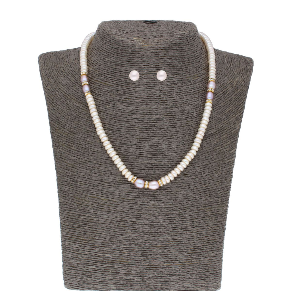 J Pearls Camundi 1 Line Pearl Set - Real Pearl Jewelry