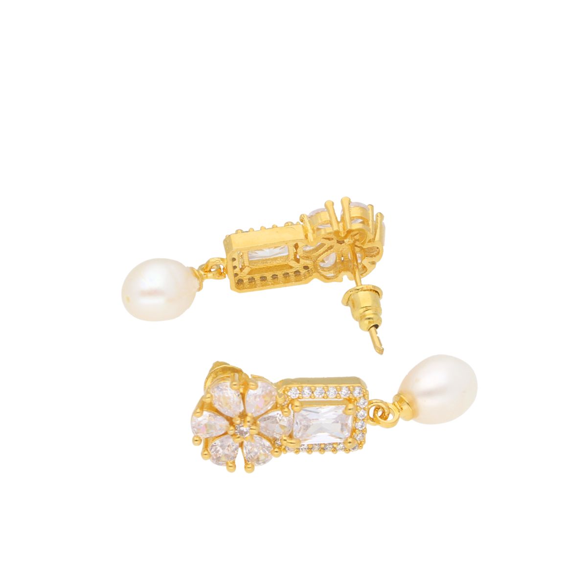 J Pearls Babita Pearl Earrings - Real Pearl Jewelry