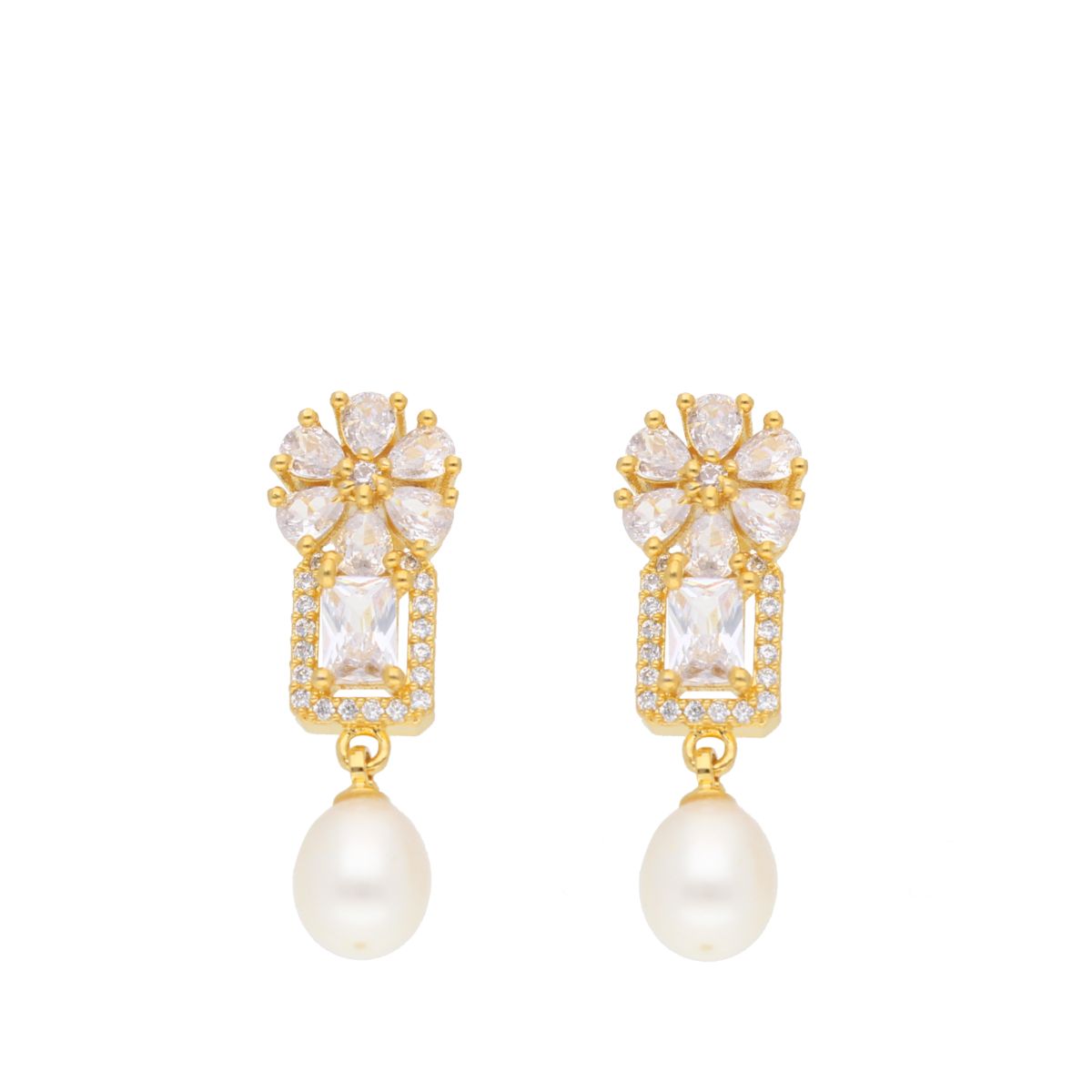 J Pearls Babita Pearl Earrings - Real Pearl Jewelry