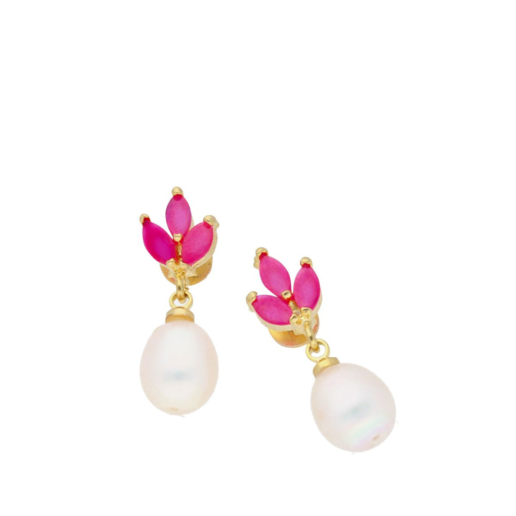 J Pearls Noha Pearl Earrings - Real Pearl Jewelry
