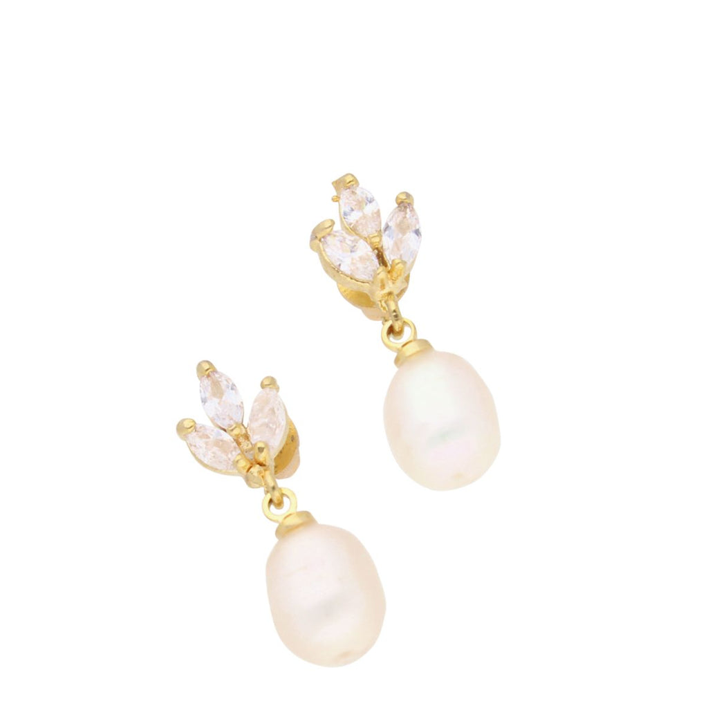 J Pearls Baasima Pearl Earrings - Real Pearl Jewelry