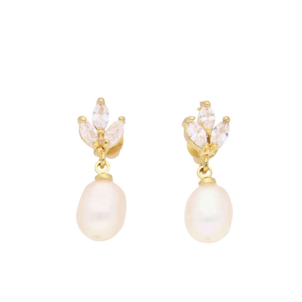 J Pearls Baasima Pearl Earrings - Real Pearl Jewelry
