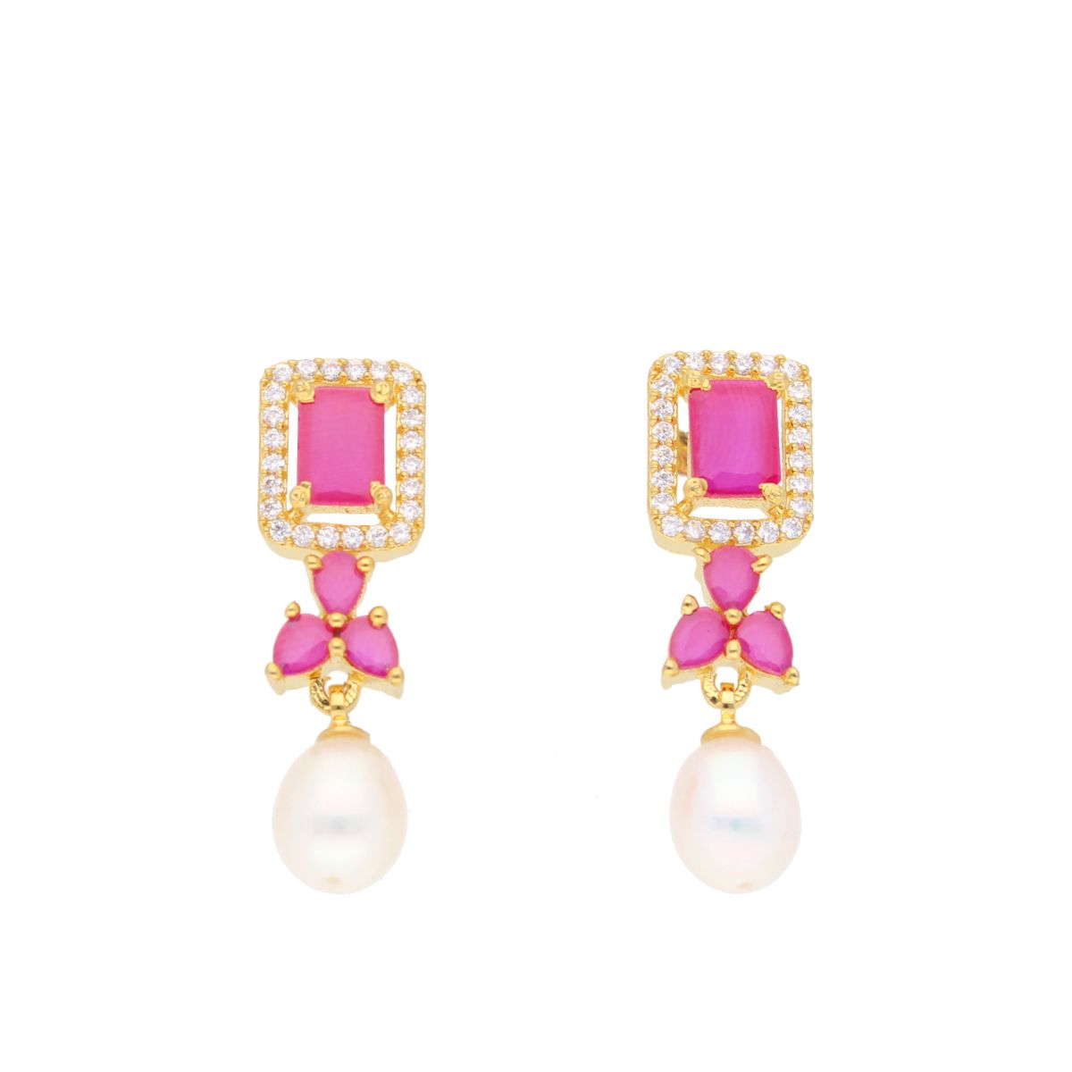 J Pearls Siddhi Pearl Earrings - Real Pearl Jewelry