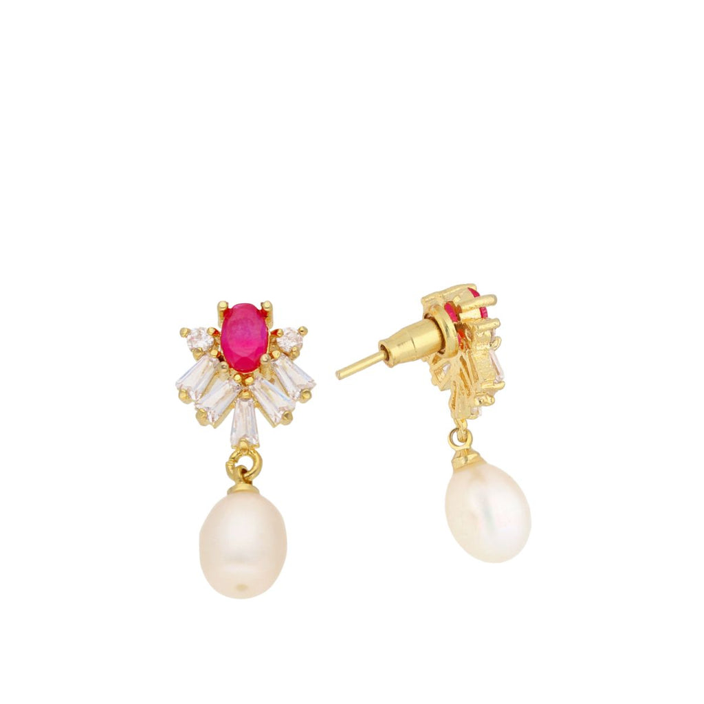 J Pearls Falak Pearl Earrings - Real Pearl Jewelry