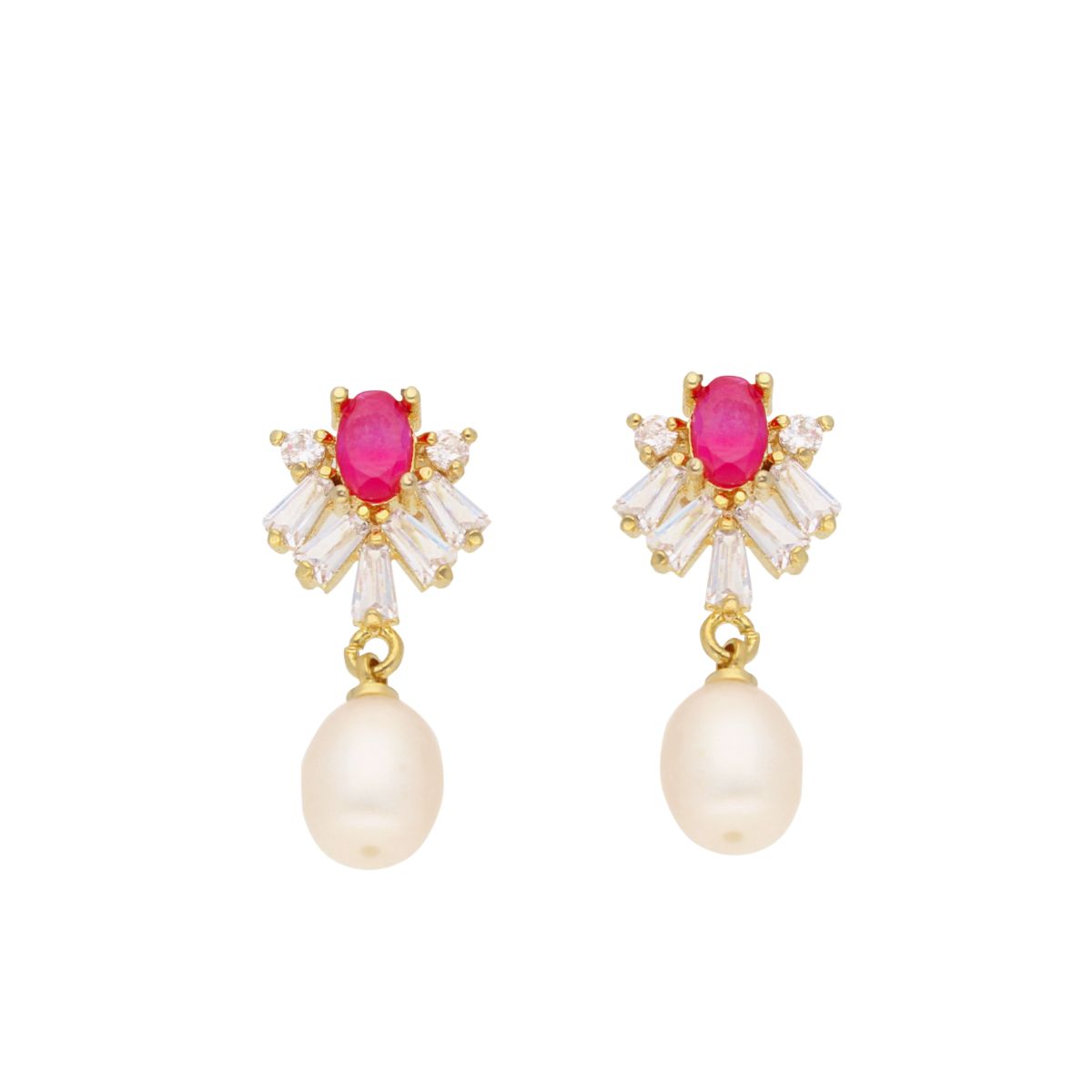 J Pearls Falak Pearl Earrings - Real Pearl Jewelry
