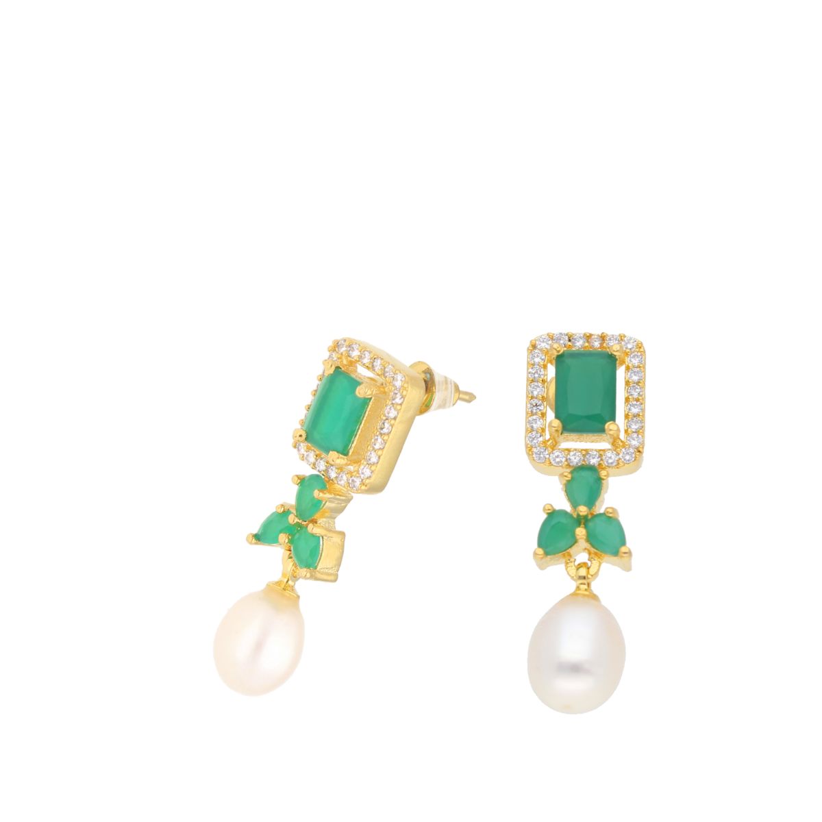 J Pearls Jaanvi Pearl Earrings - Real Pearl Jewelry