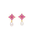 J Pearls Navishka Pearl Earrings - Real Pearl Jewelry