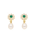 J Pearls Siddhi Pearl Earrings - Real Pearl Jewelry