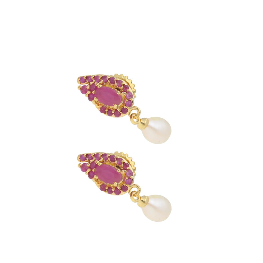 J Pearls Dakshita Pearl Earrings - Real Pearl Jewelry